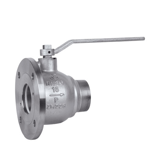 Duplex Steel NPT Threaded Dumping Flanged Ball Valve