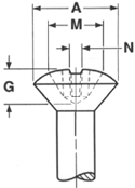 Oval Head Wood Screws