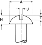 Round Head Wood Screw